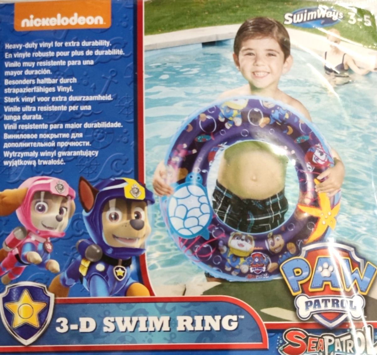 Paw Patrol Schwimmreifen Blau